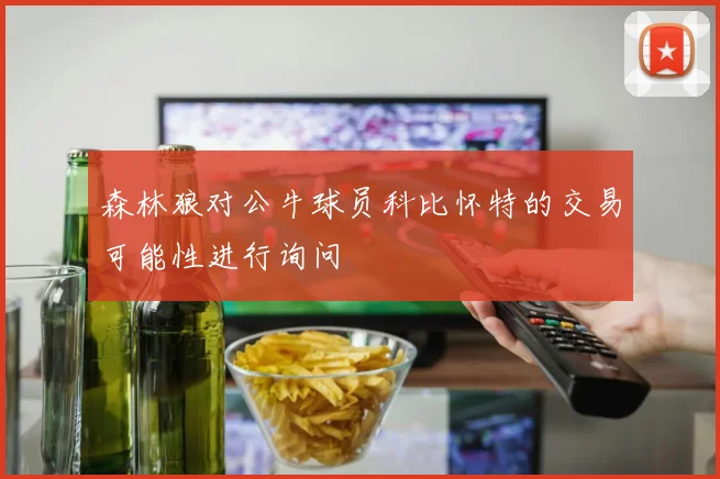 森林狼对公牛球员科比怀特的交易可能性进行询问